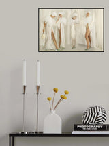 between the curtains Poster och Canvastavla