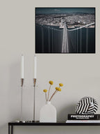 Akashi Kaikyo Bridge Poster och Canvastavla