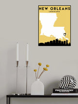 City Love Maps 60 Poster och Canvastavla