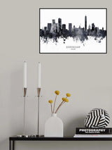 Birmingham England Skyline Poster och Canvastavla