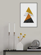 Geometric Triangles Poster och Canvastavla