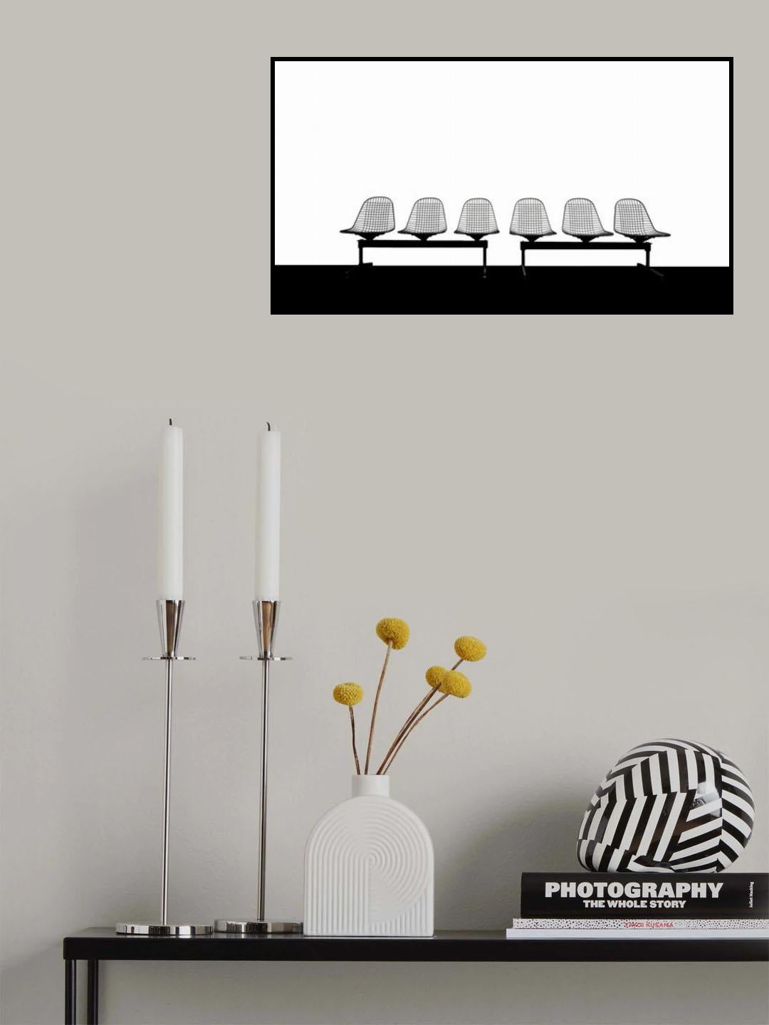 Stuhlreihe Poster och Canvastavla