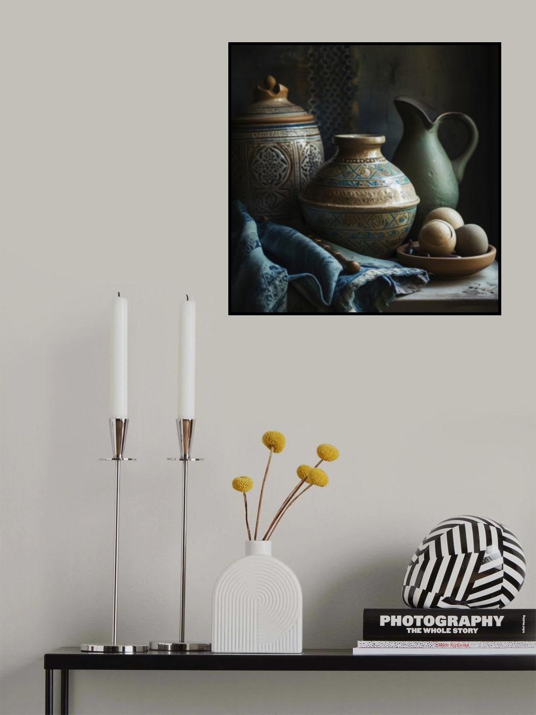 Moroccan Still Life No 3 Poster och Canvastavla