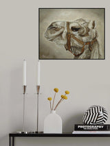 Camel Portrait Poster och Canvastavla