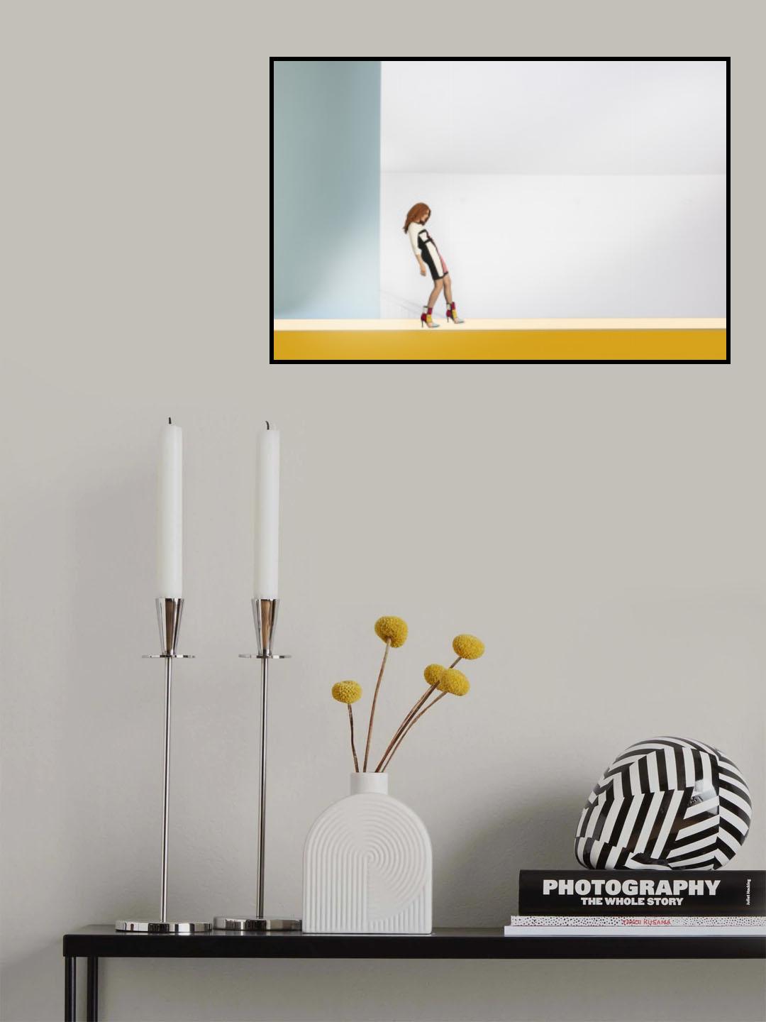 Mondrian-Hommage Poster och Canvastavla