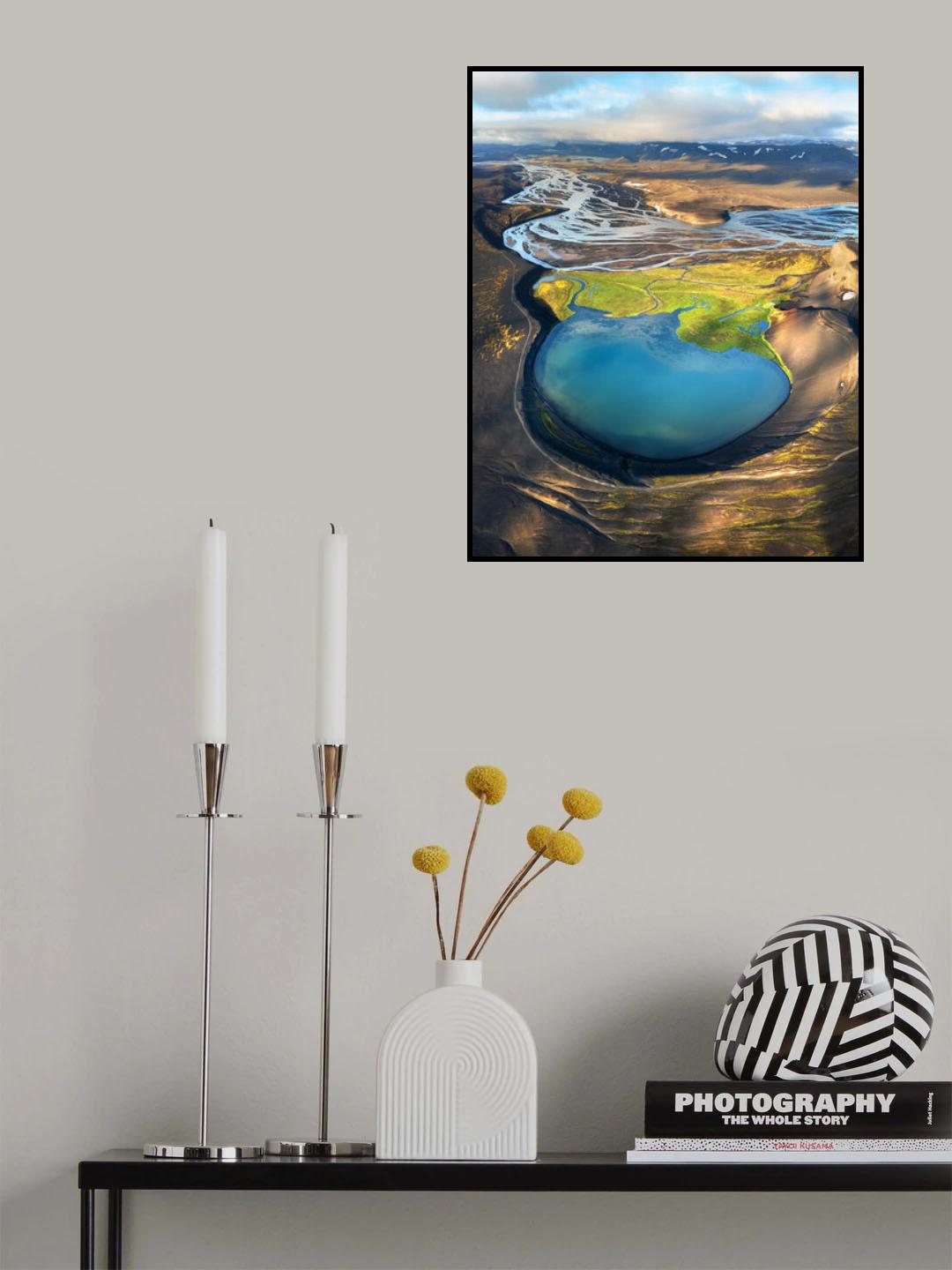 Highland Lakes - Iceland Poster och Canvastavla