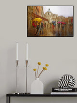 colorful umbrellas Poster och Canvastavla
