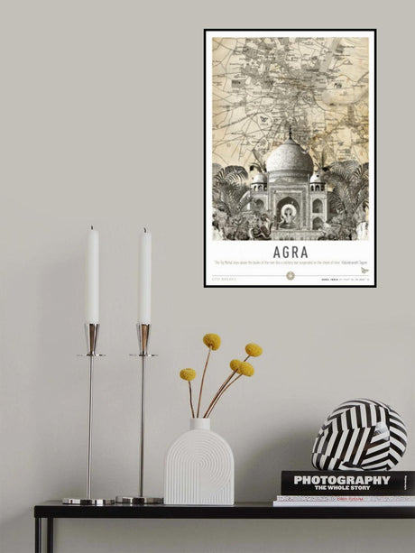 Agra, Taj Mahal (City Breaks) Poster och Canvastavla