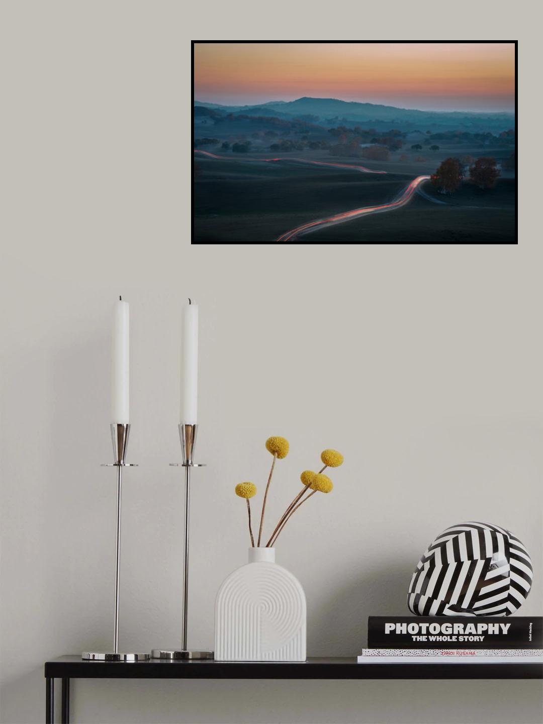 Prairie dusk Poster och Canvastavla