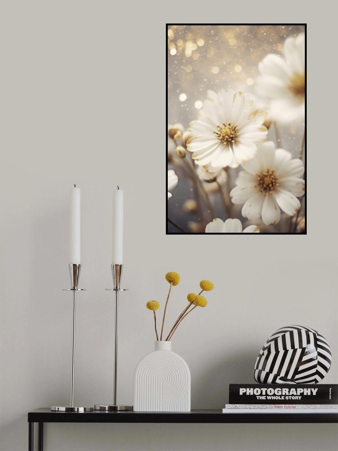 Pastel Flowers No 3 Poster och Canvastavla