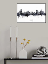 Minsk Belarus Skyline Poster och Canvastavla