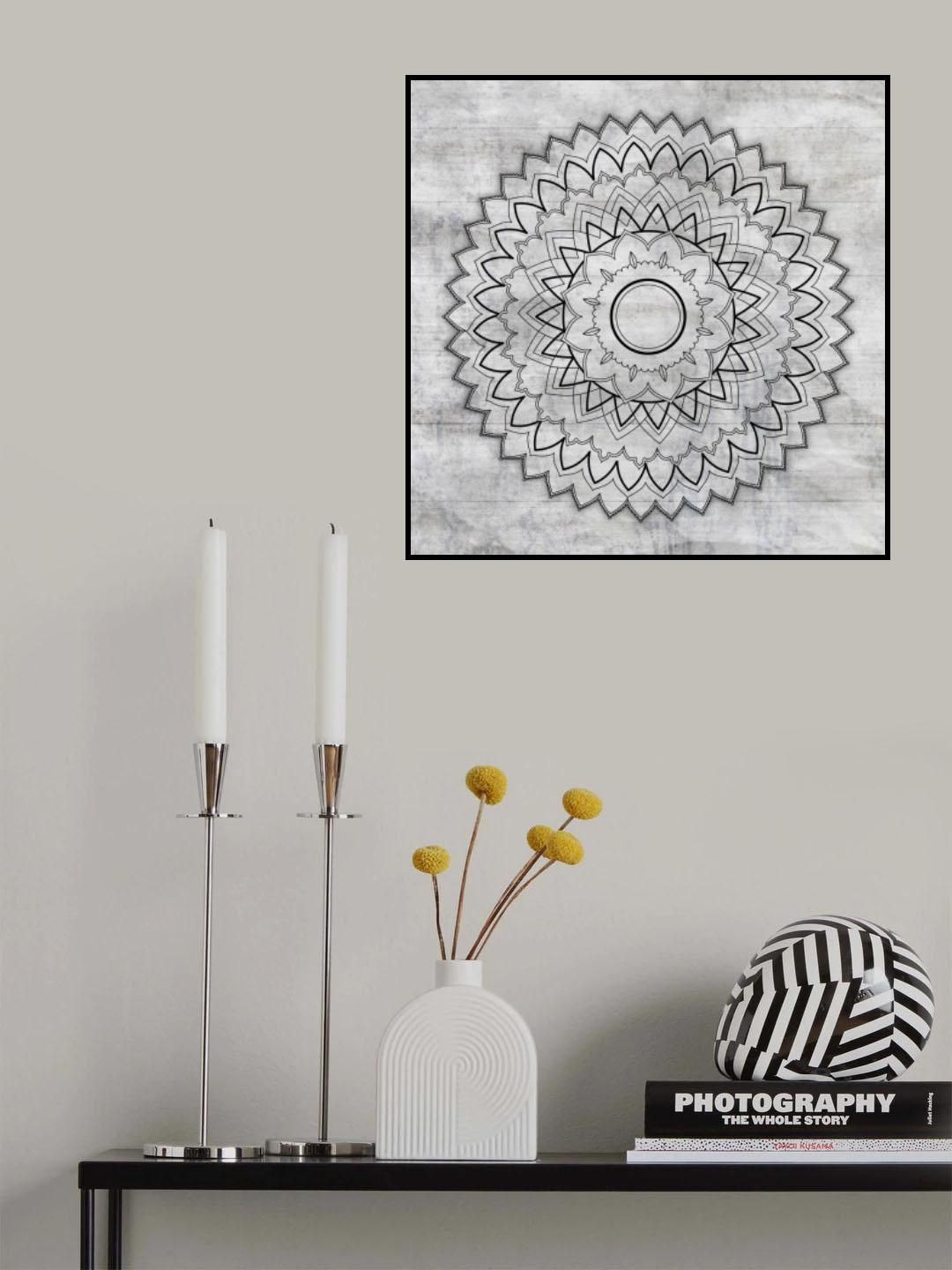 Mandala Poster och Canvastavla