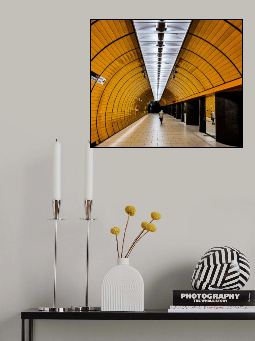 Le bout du tunnel. Poster och Canvastavla