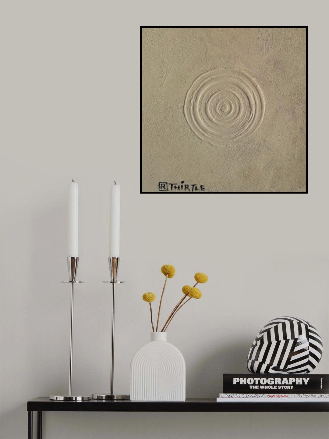 Circles In The Sand Poster och Canvastavla
