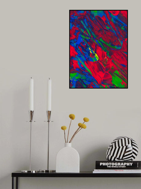 colored paints Poster och Canvastavla