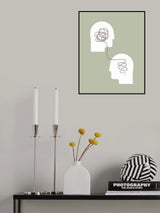 Mind Therapy Poster och Canvastavla