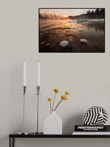 Misty Winter Morning Poster och Canvastavla