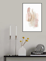 Mystical Pink Abstract-3 Poster och Canvastavla