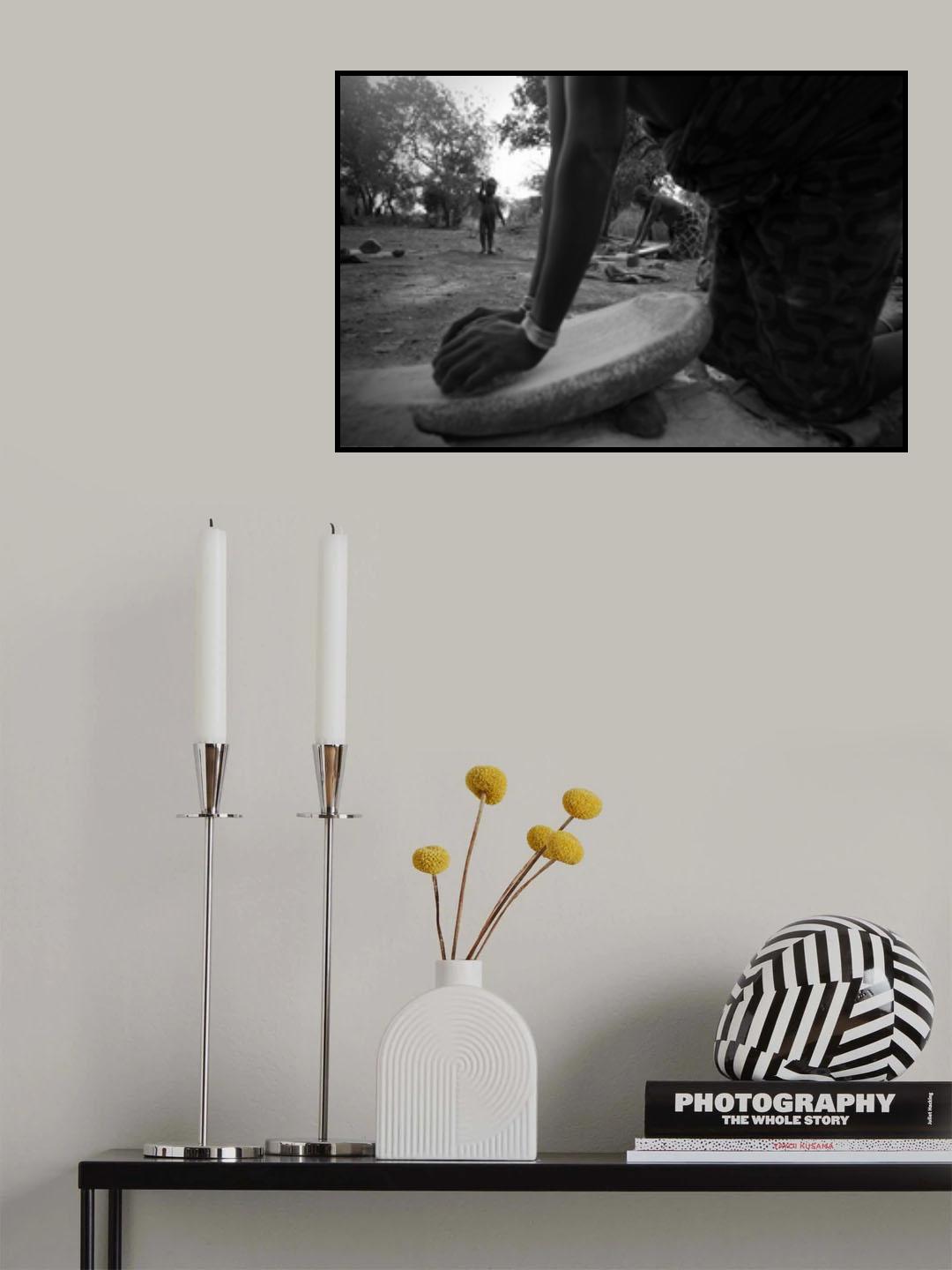 Ethiopian Mursi tribes Poster och Canvastavla