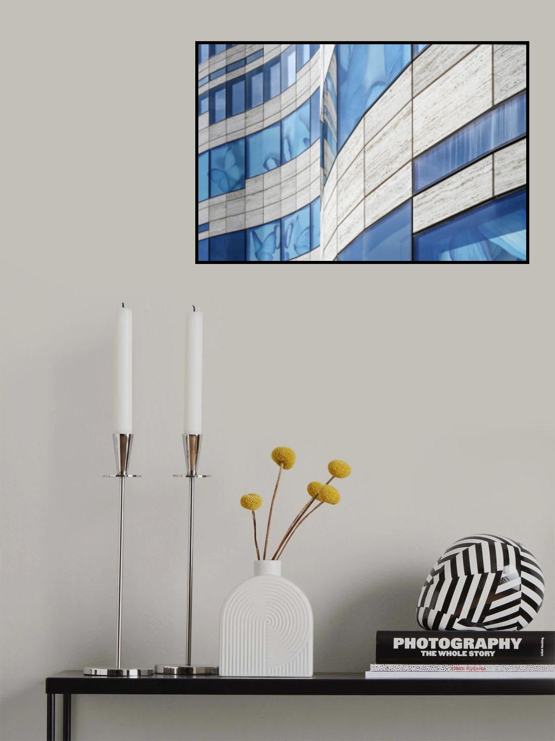 Butterfly facade Poster och Canvastavla