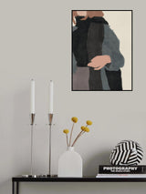 Winter In Black Poster och Canvastavla