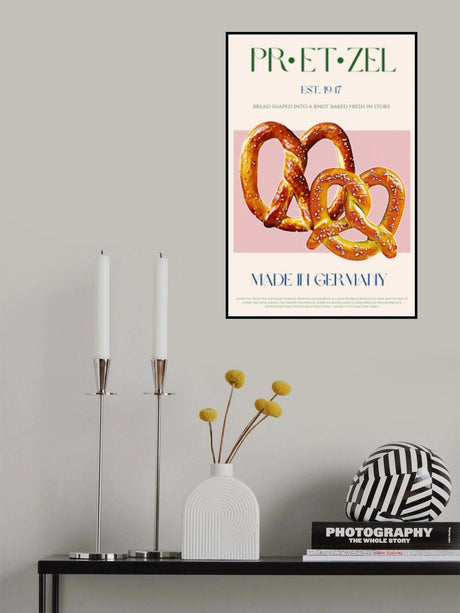 Pretzel Print Poster