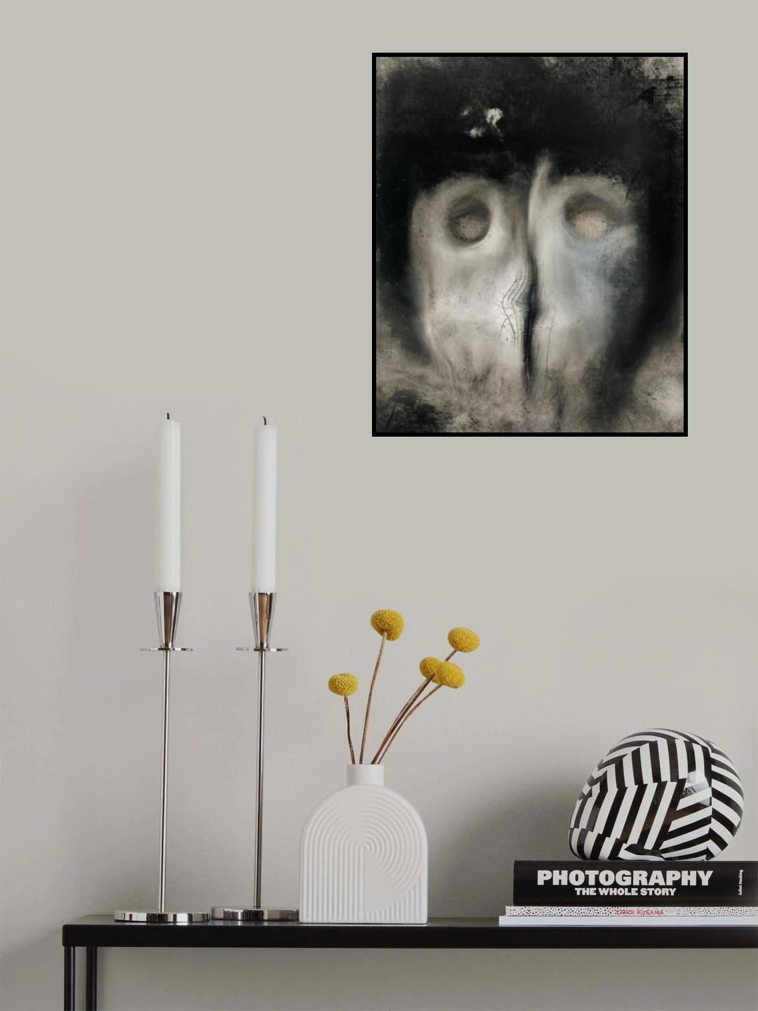 Covid Mask Poster och Canvastavla