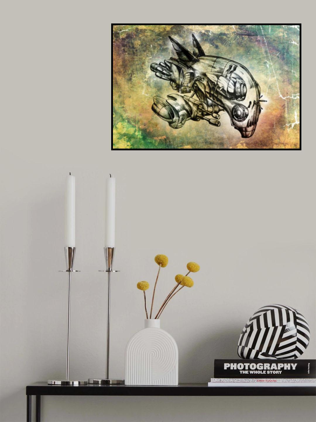 Velocide ship artq Poster och Canvastavla