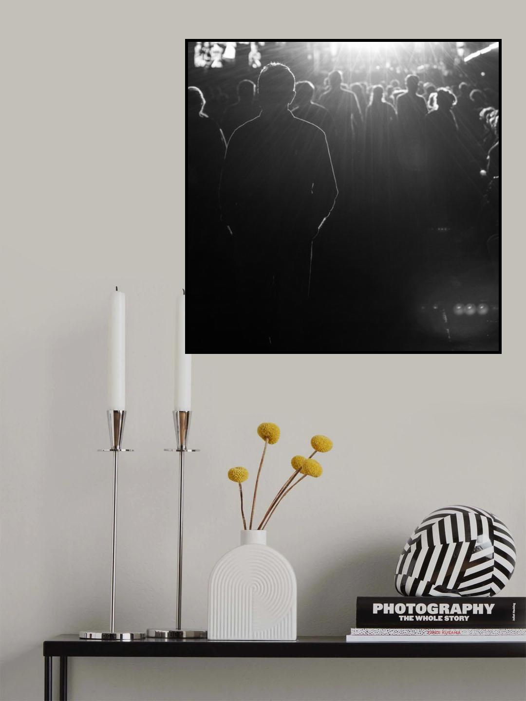the dark silhouette Poster och Canvastavla