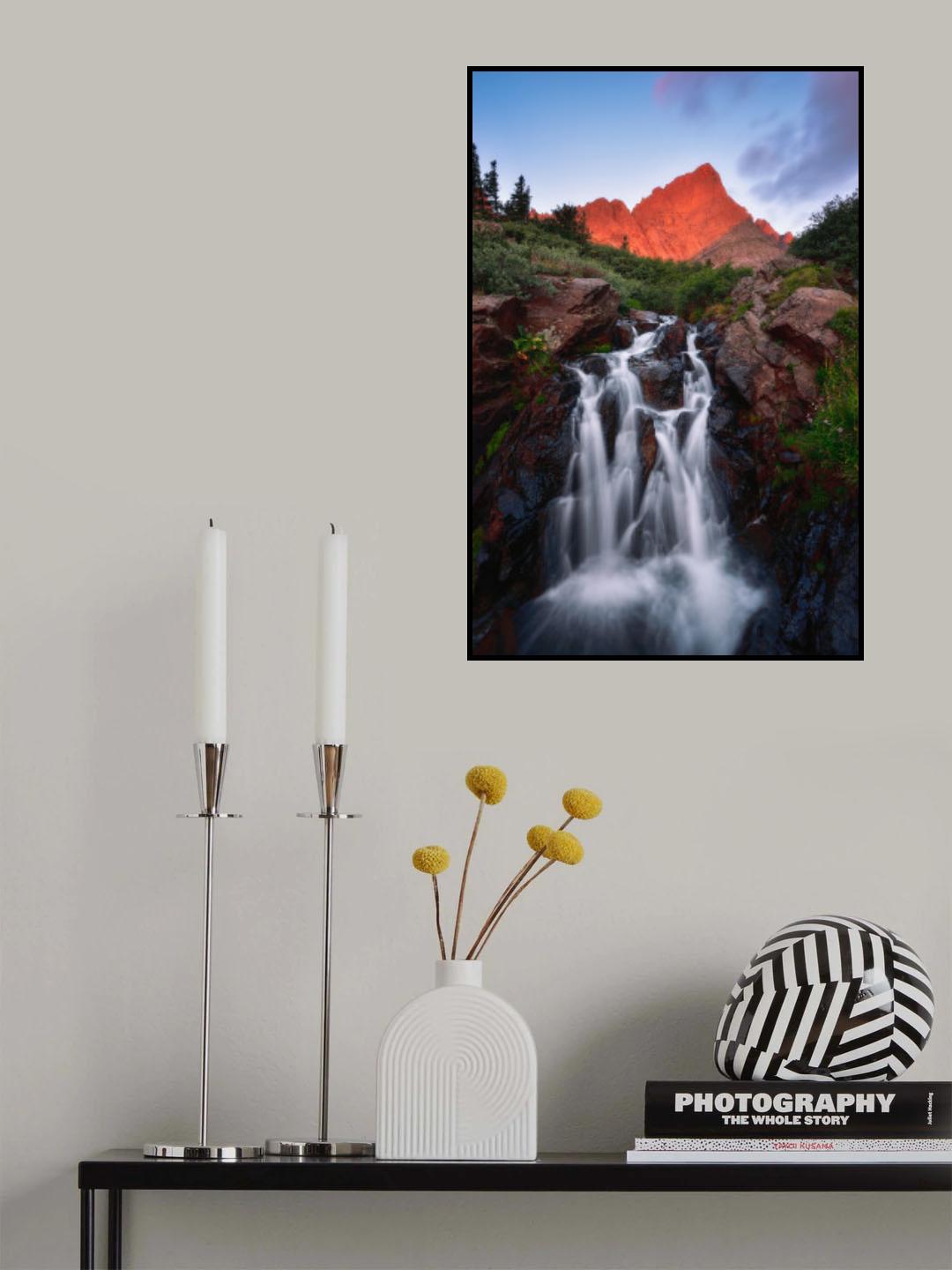 Crestone Needle at Golden Hour Poster och Canvastavla