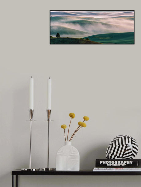 Dream Land in Morning Mist-1 Poster och Canvastavla