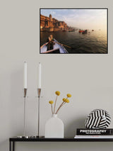 Ganges boat tour Poster och Canvastavla