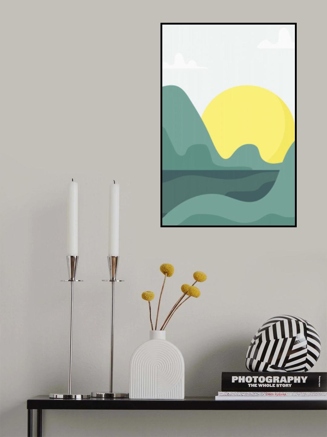Boho Sunny Landscape #1 Poster och Canvastavla