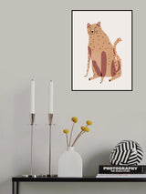 Plump Leopard Poster och Canvastavla