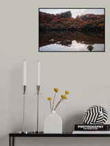 Autumn pond Poster och Canvastavla