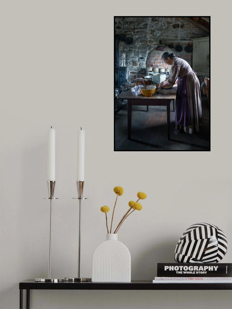 Working in the kitchen Poster och Canvastavla