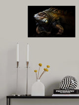 Iguana portrait: Lost in the evolution Poster och Canvastavla