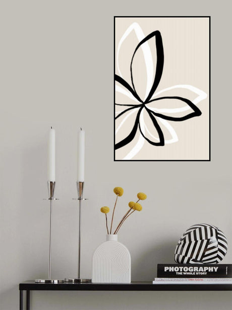 Abstract Flowers Poster och Canvastavla