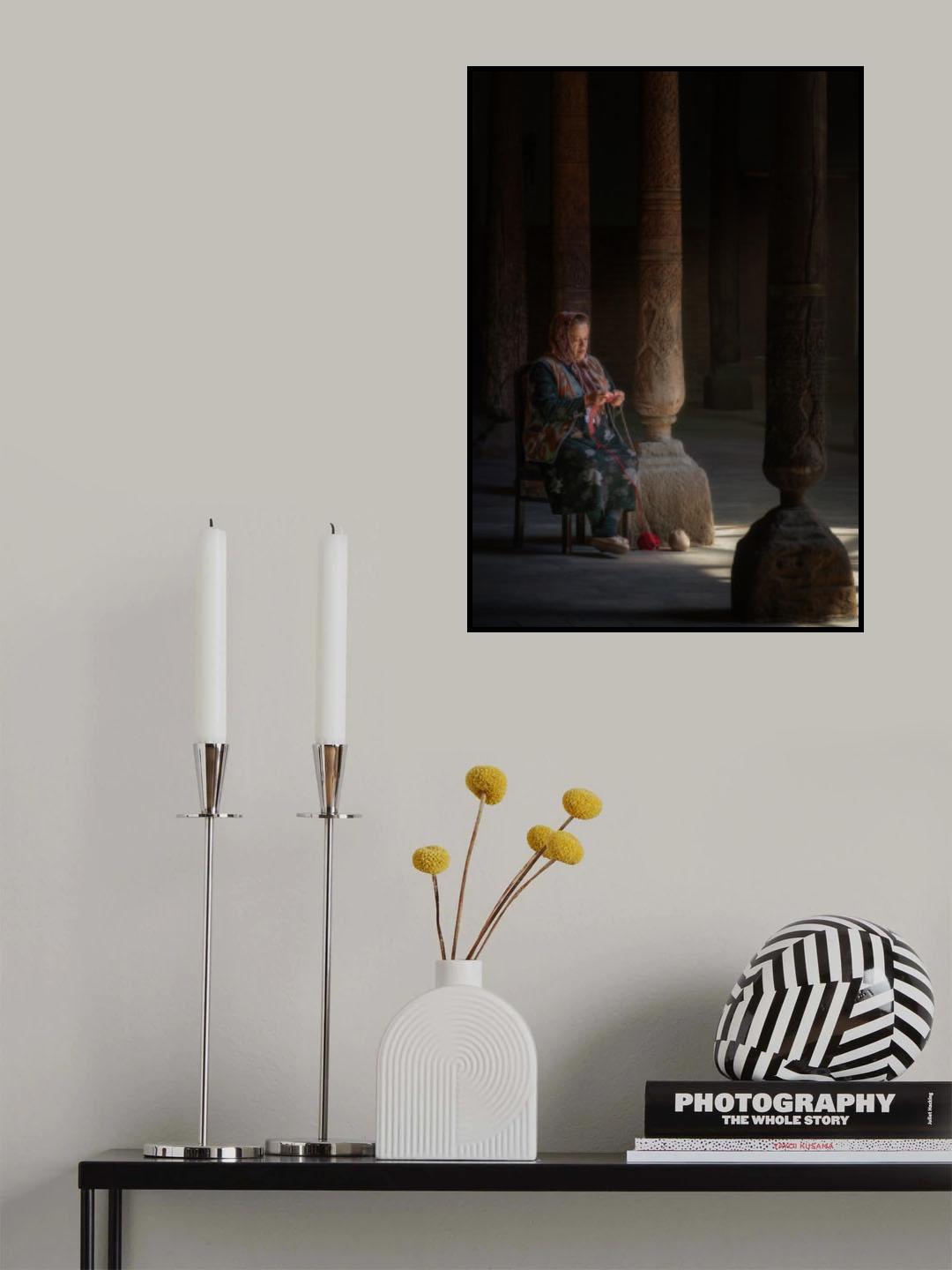 Juma Mosque, craftswoman Poster och Canvastavla