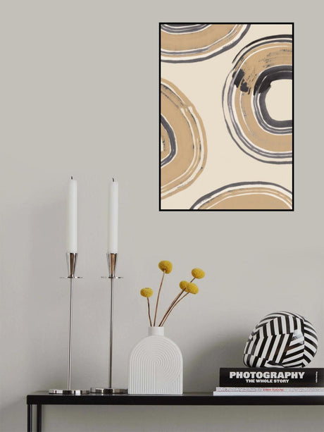 Abstract Circles Poster och Canvastavla