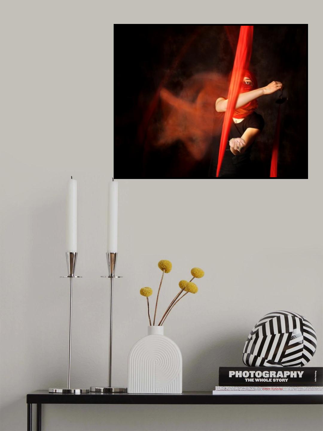 Fire Poster och Canvastavla