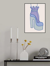 Blue Heel Poster och Canvastavla