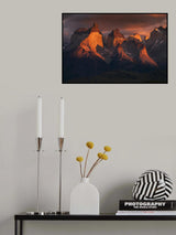 Cordillera Paine Poster och Canvastavla