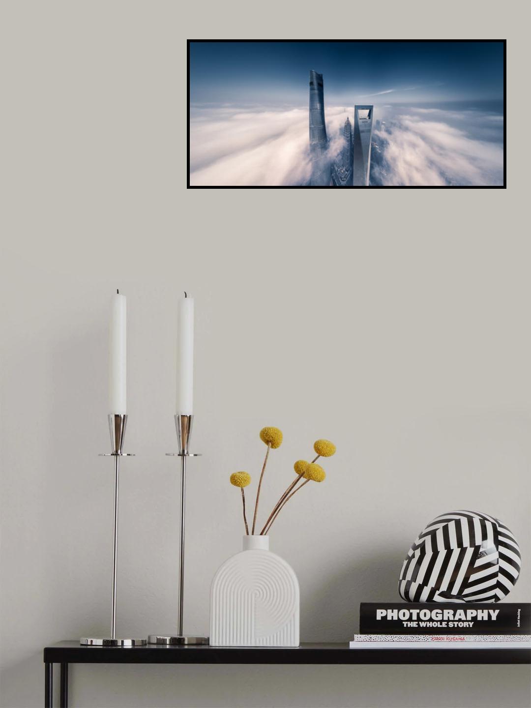 Shanghai Tower Poster och Canvastavla