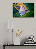 Peacock Poster och Canvastavla