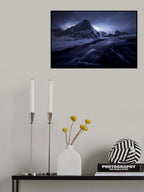 Lofoten waterfall Poster och Canvastavla