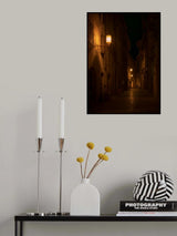 Alone at San Gimignano Poster och Canvastavla