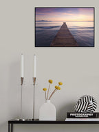 Purple Jetty Poster och Canvastavla