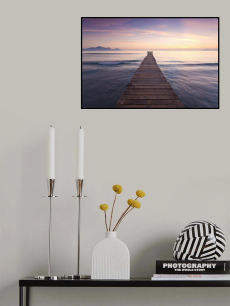 Purple Jetty Poster och Canvastavla