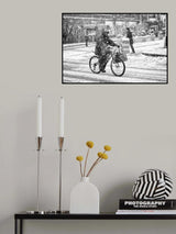 New York in Blizzard Poster och Canvastavla